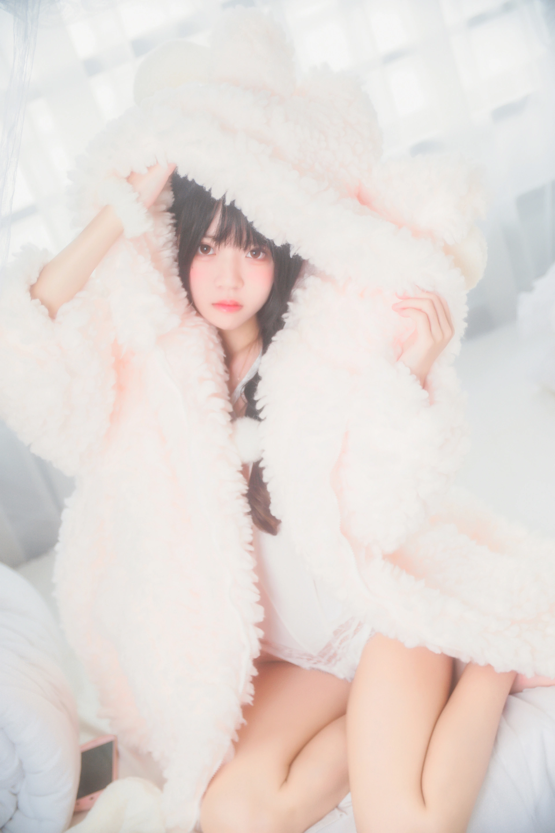 桜桃喵 - NO.017 冬眠 纯白私房 1